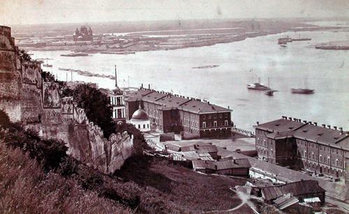 Вид на церковь Живоносного источника. Фото 1870 г.